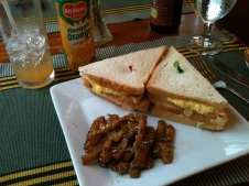 Club Sandwich with Fries